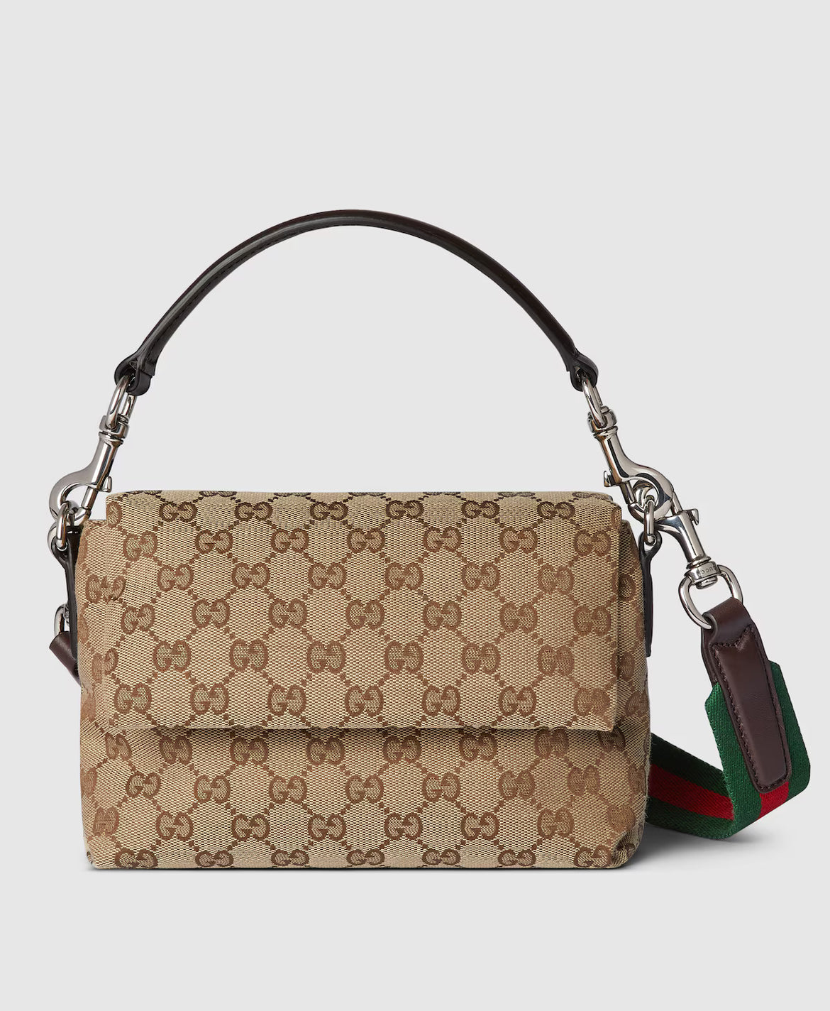 Sac à bandoulière en toile GG petit format