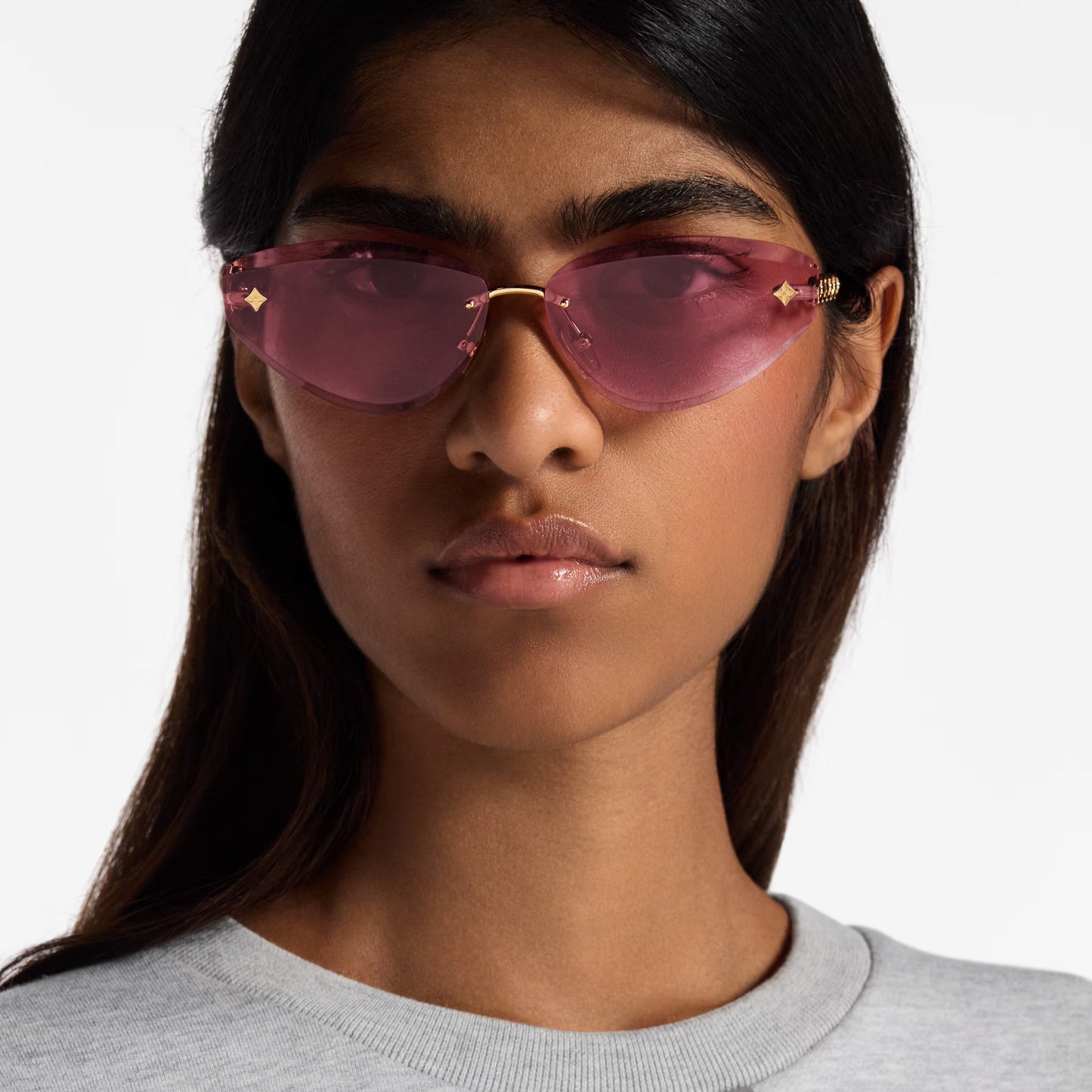 Lunettes de soleil cat eye basses LV Jewel