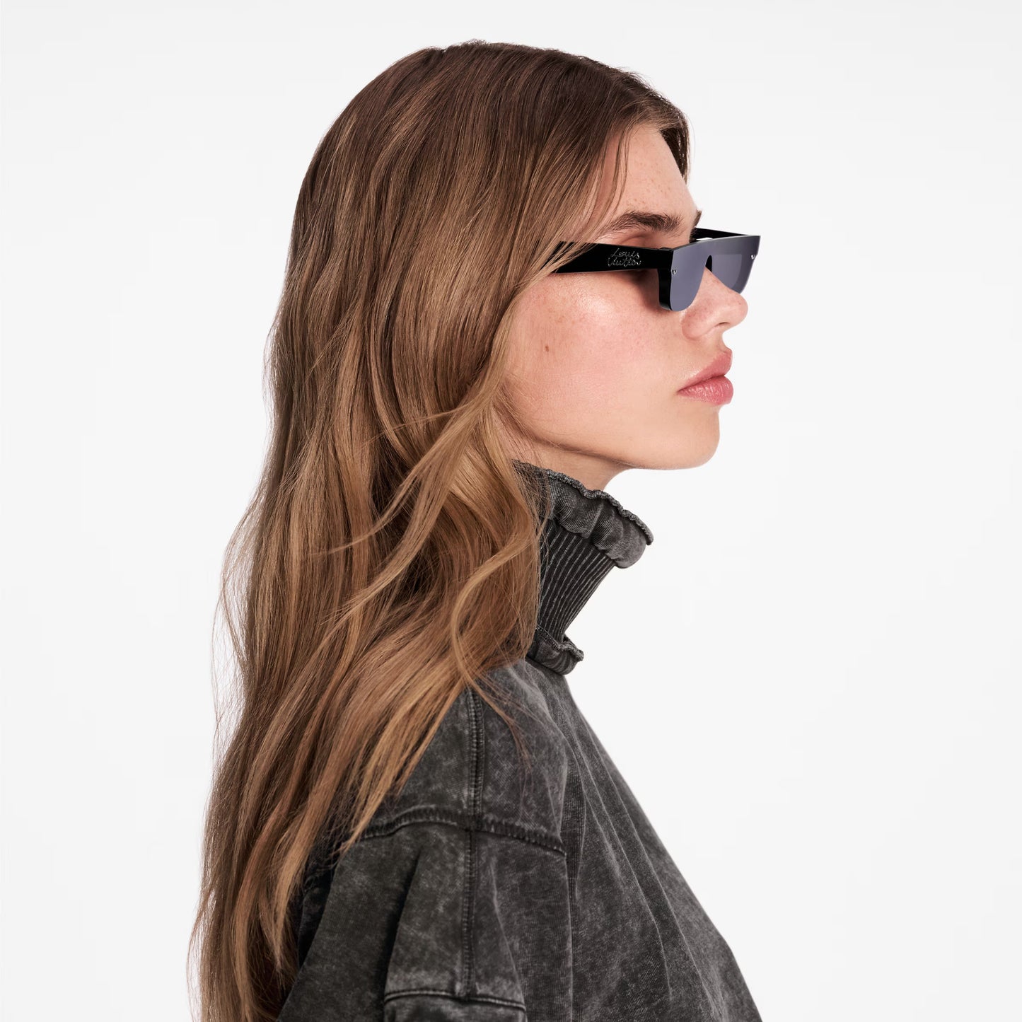 Lunettes de soleil rectangles LV Script