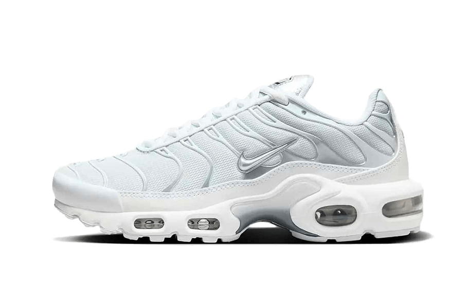 Nike® Air Max Plus White Metallic Silver