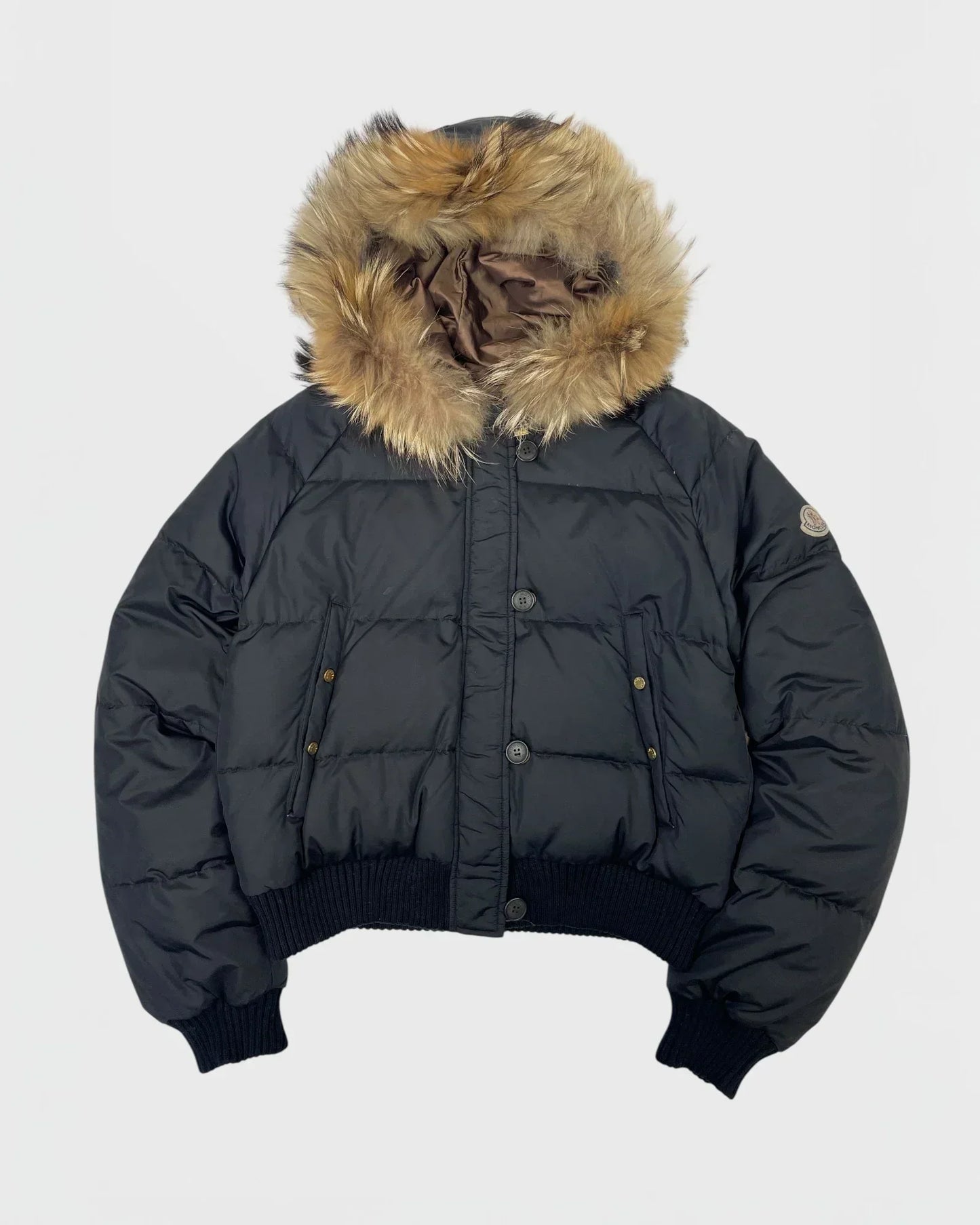 Moncler doudoune capuche à fourrure