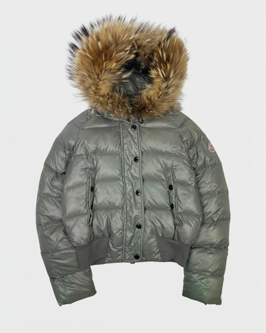 Moncler doudoune capuche à fourrure