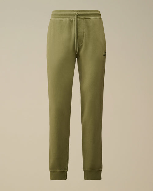 Brushed and Emerized Diagonal Fleece Logo Sweatpants - Light Blue - XS