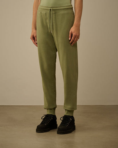 Brushed and Emerized Diagonal Fleece Logo Sweatpants