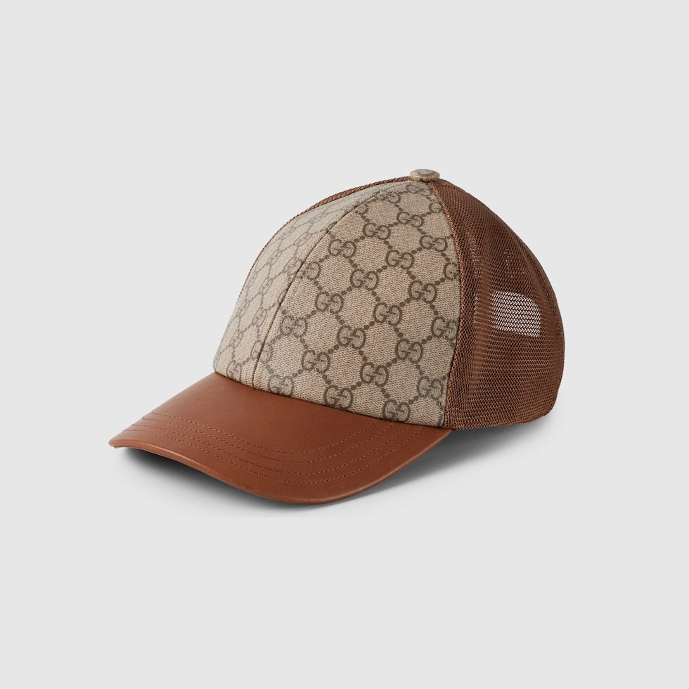 CASQUETTE EN TOILE GG MONOGRAM maron