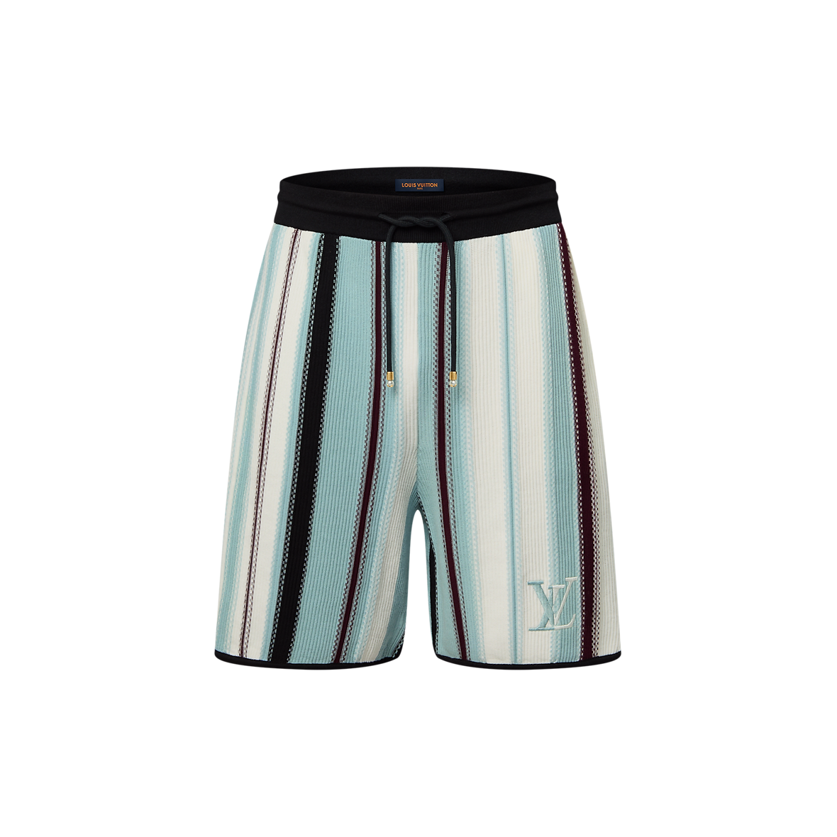 Short rayé en crochet