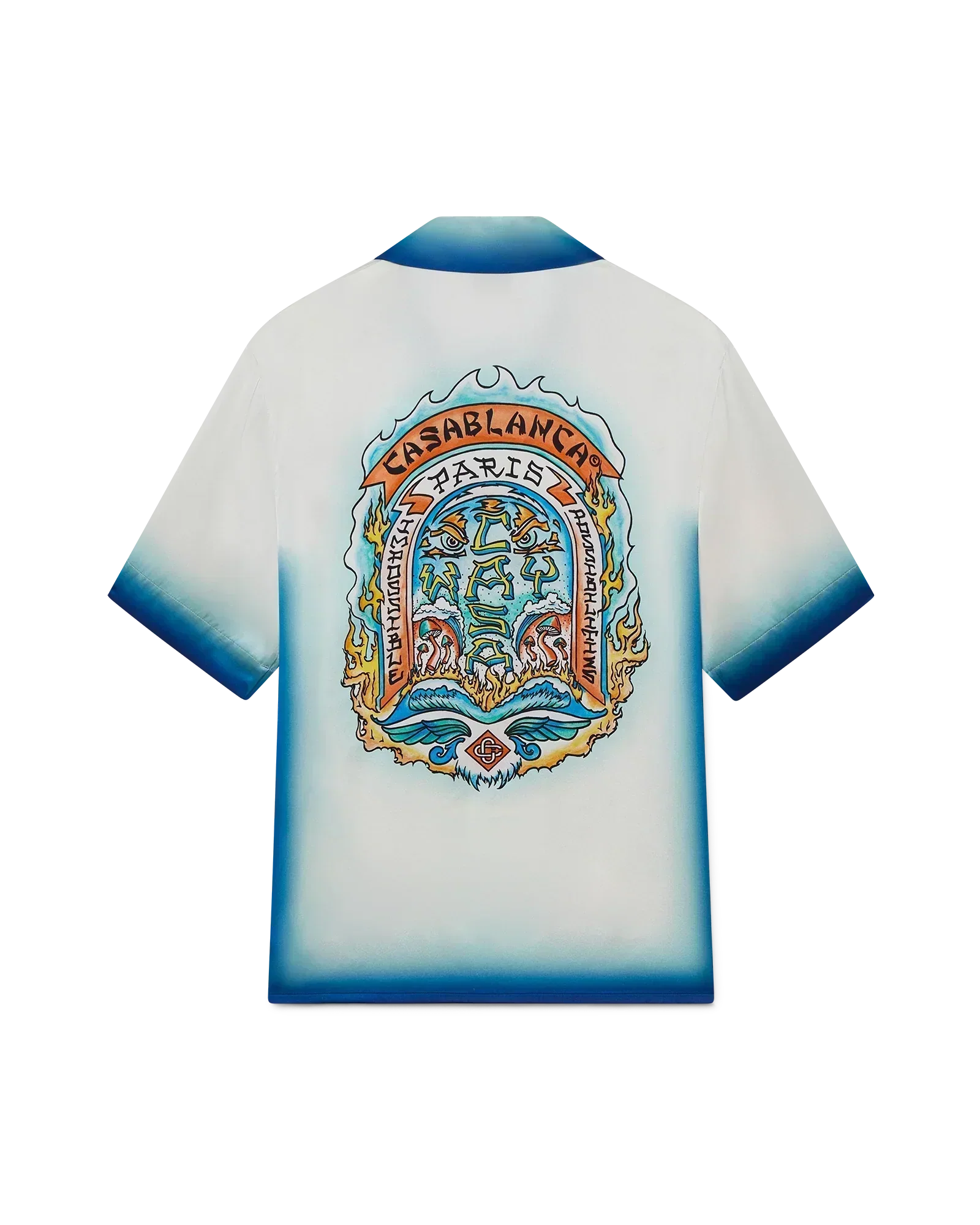 Casa Way Skate Short Sleeve Silk Shirt