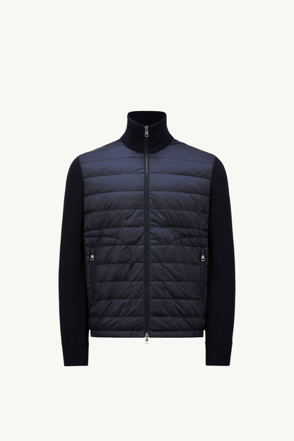 Cardigan zippé matelassé