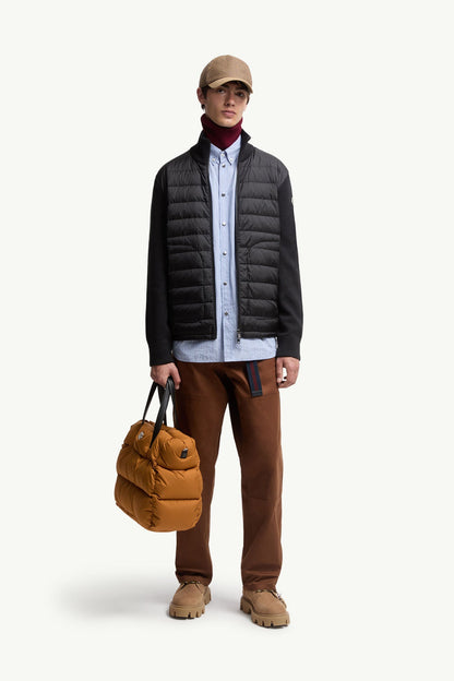 Cardigan zippé matelassé