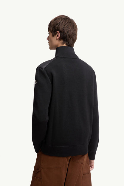 Cardigan zippé matelassé