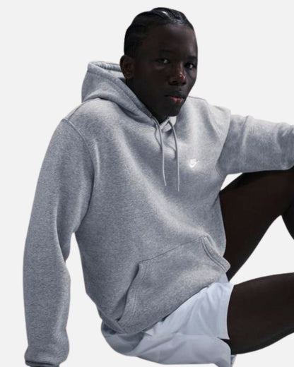 Sweatshirt à capuche Nike Club Fleece - Gris