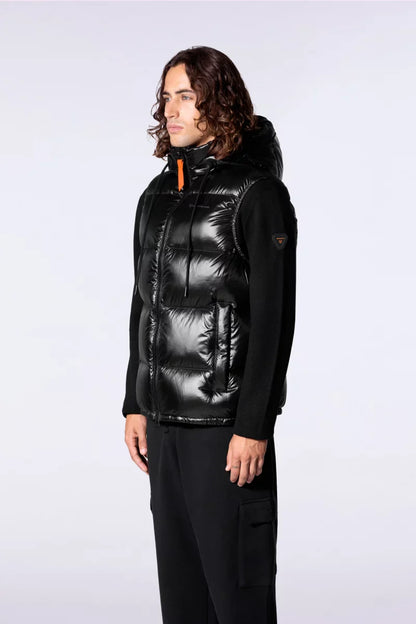 Doudoune mixte sans manches à capuche Cesar