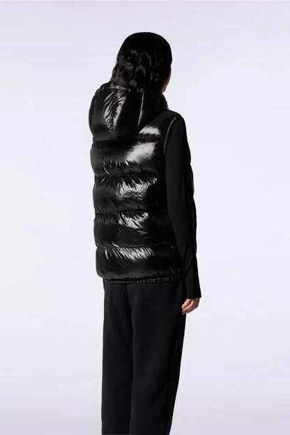 Doudoune mixte sans manches à capuche Cesar