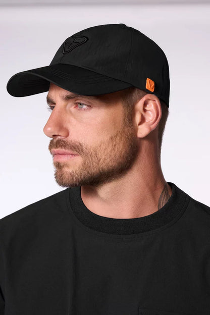 Casquette mixte en nylon texturé brillant Jamie