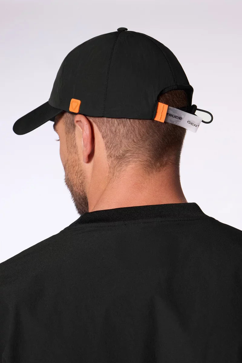 Casquette mixte en nylon texturé brillant Jamie