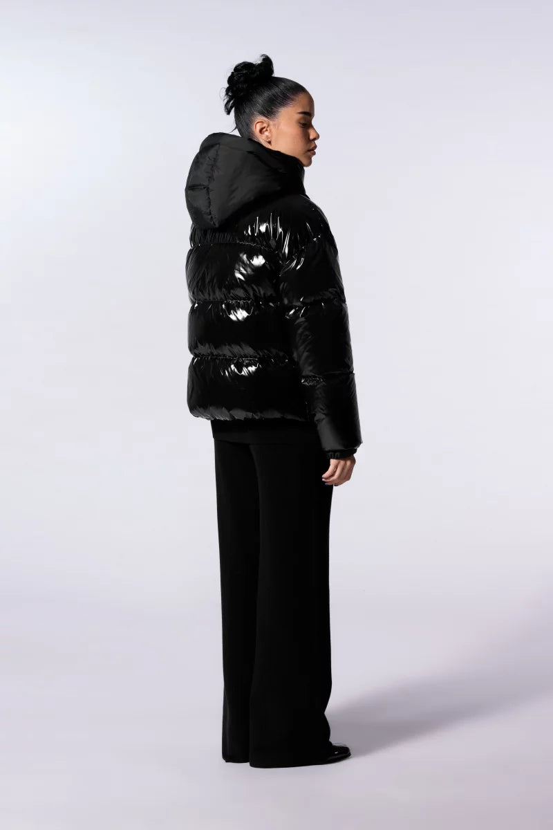 Doudoune courte brillante Lili Bright