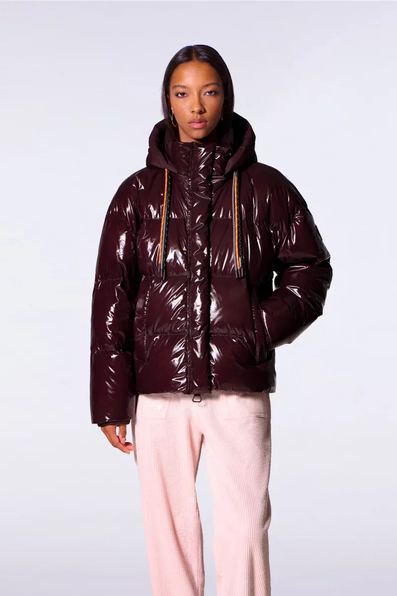 Doudoune courte brillante Lili Bright