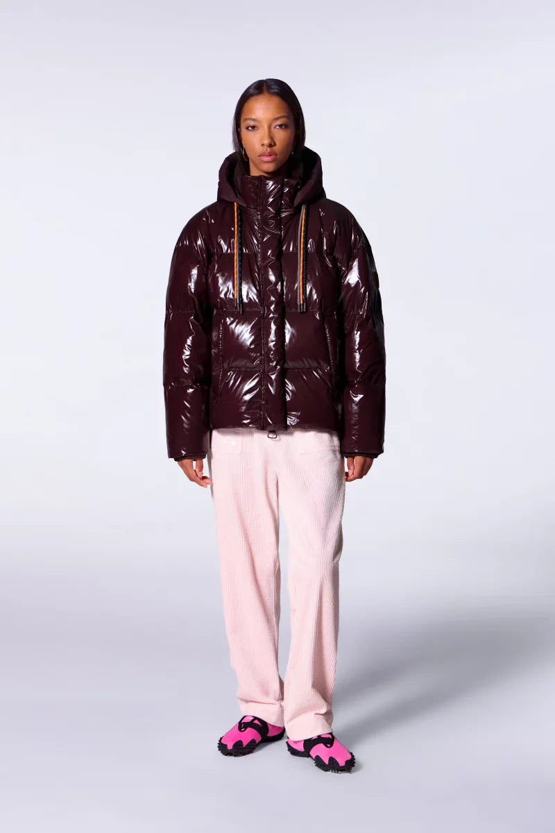 Doudoune courte brillante Lili Bright