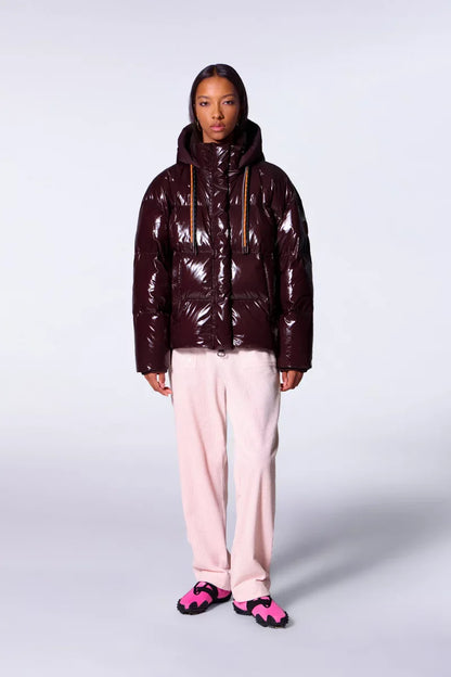 Doudoune courte brillante Lili Bright