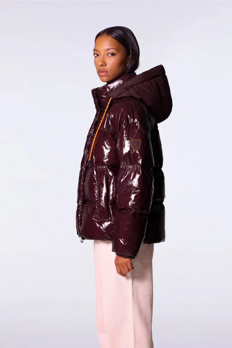 Doudoune courte brillante Lili Bright