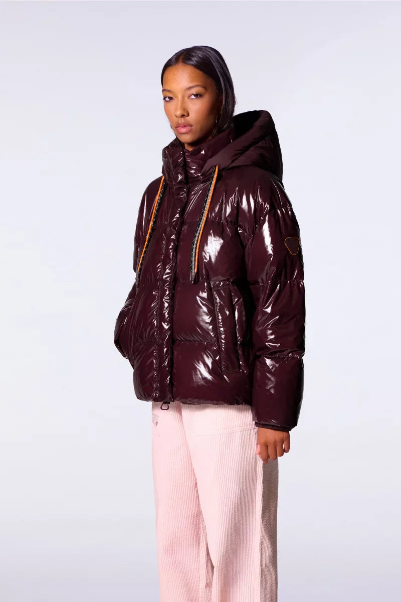 Doudoune courte brillante Lili Bright