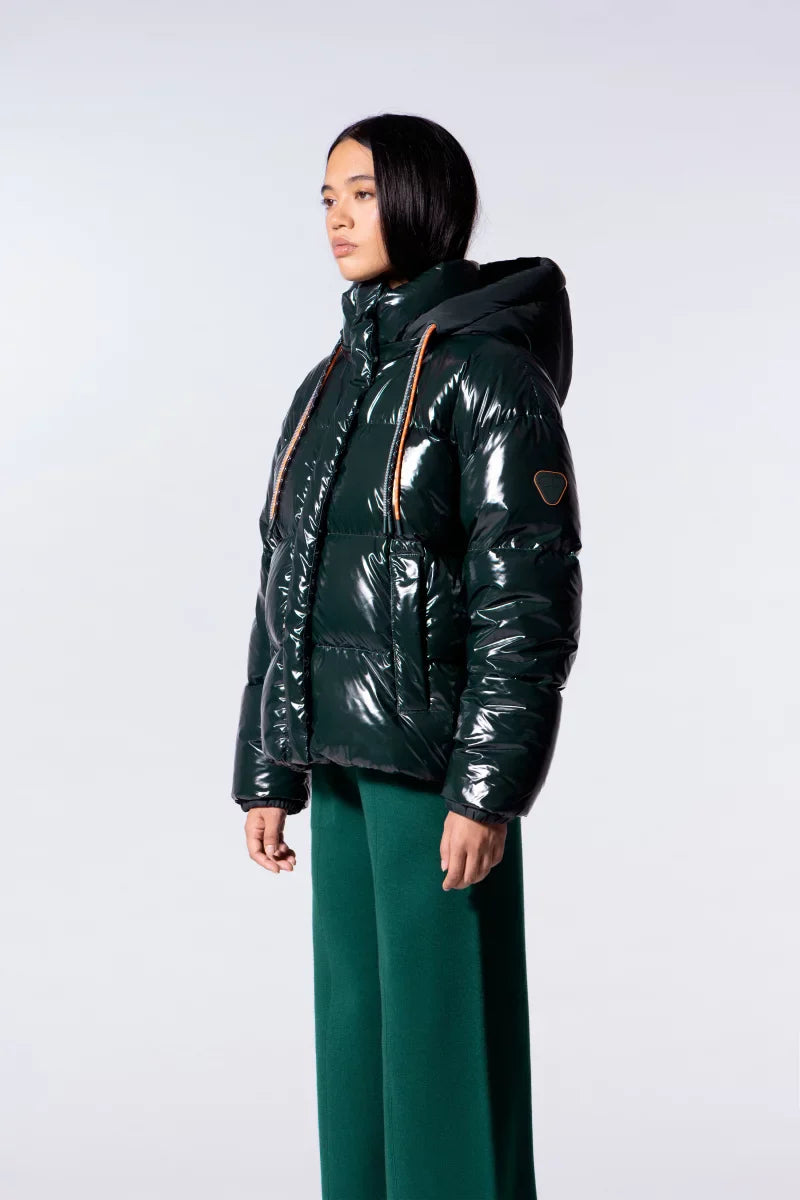 Doudoune courte brillante Lili Bright