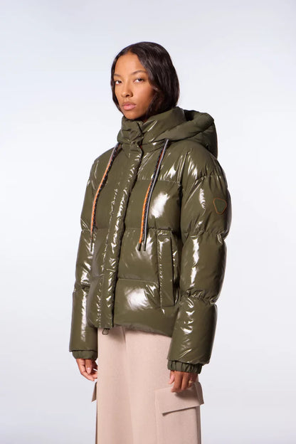 Doudoune courte brillante Lili Bright