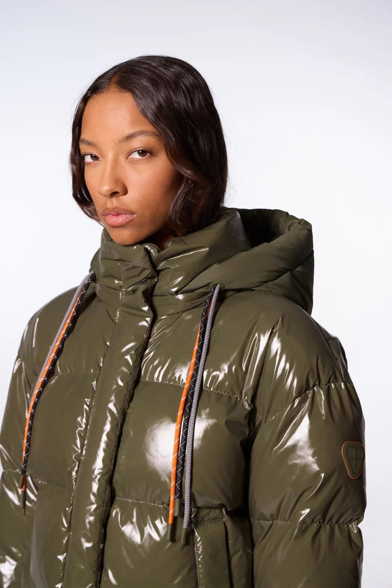 Doudoune courte brillante Lili Bright