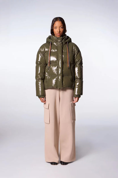 Doudoune courte brillante Lili Bright