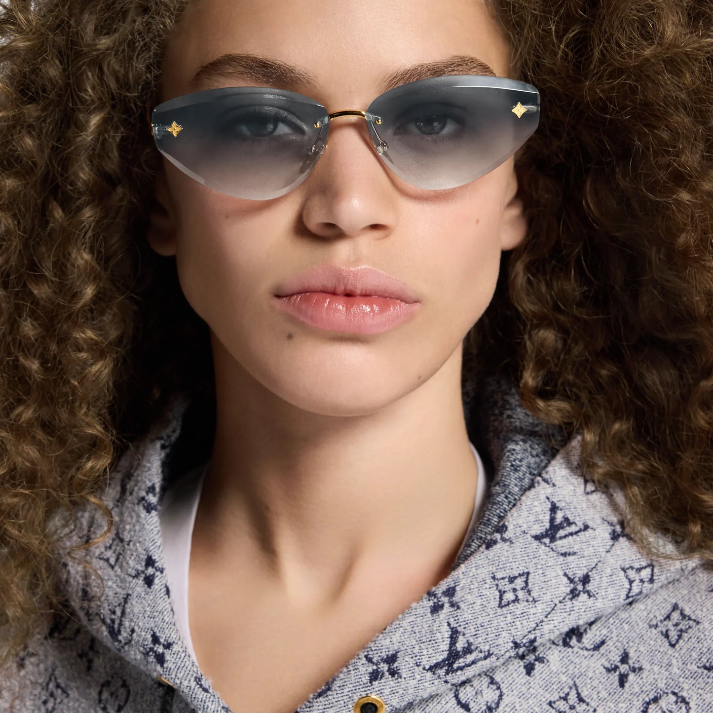 Lunettes de soleil cat eye basses LV Jewel